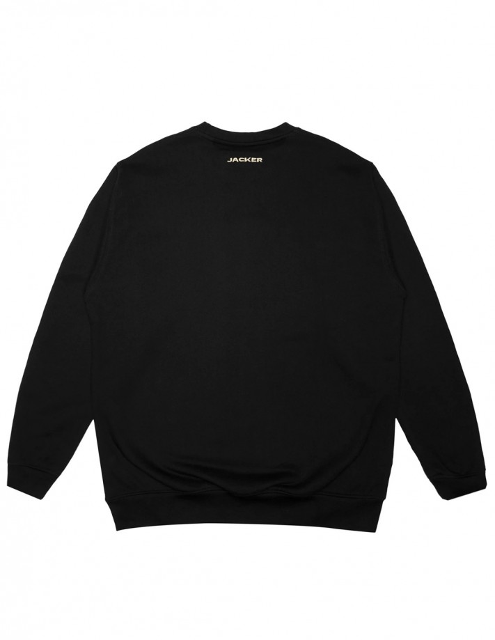 JACKER Lust - Black - Sweat Crewneck Homme Femme