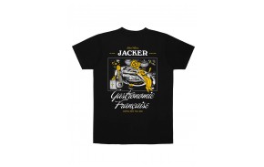 JACKER Junk Food - Noir - T-shirt skateur
