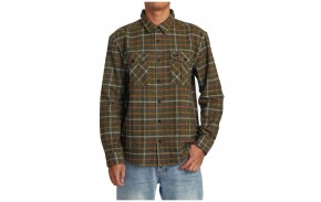 RVCA Hughes - Warm Grey - Flannel Shirt