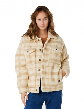 RIP CURL Sunrise Session - Beige - Sherpa jacket