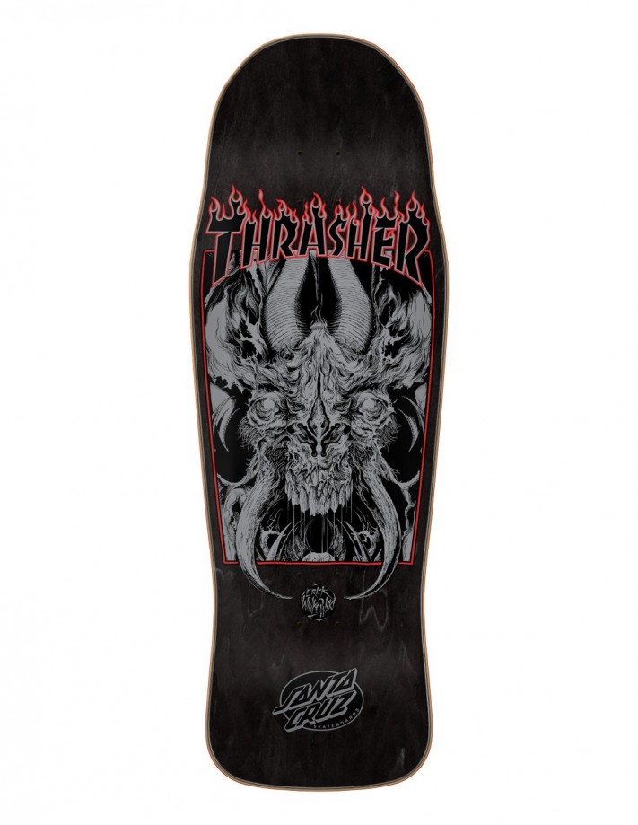 SANTA CRUZ x THRASHER Winkowski Primeval 10.34" - Deck of skateboard Oldschool