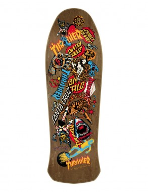 SANTA CRUZ x THRASHER Salba Oops 10.4" - Deck of skateboard Oldschool