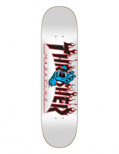 SANTA CRUZ x THRASHER Screaming Flame Logo 8.0" - Plateau de skateboard