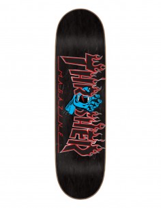 SANTA CRUZ x THRASHER Screaming Flame Logo 8.5" - Deck of skateboard