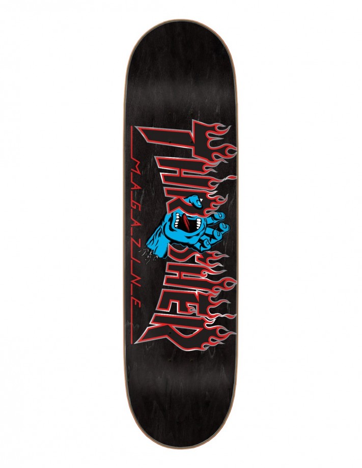 SANTA CRUZ x THRASHER Screaming Flame Logo 8.5" - Plateau de skateboard