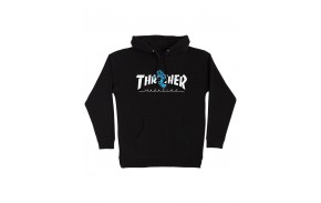 SANTA CRUZ x THRASHER Screaming Logo - Black - Hoodie