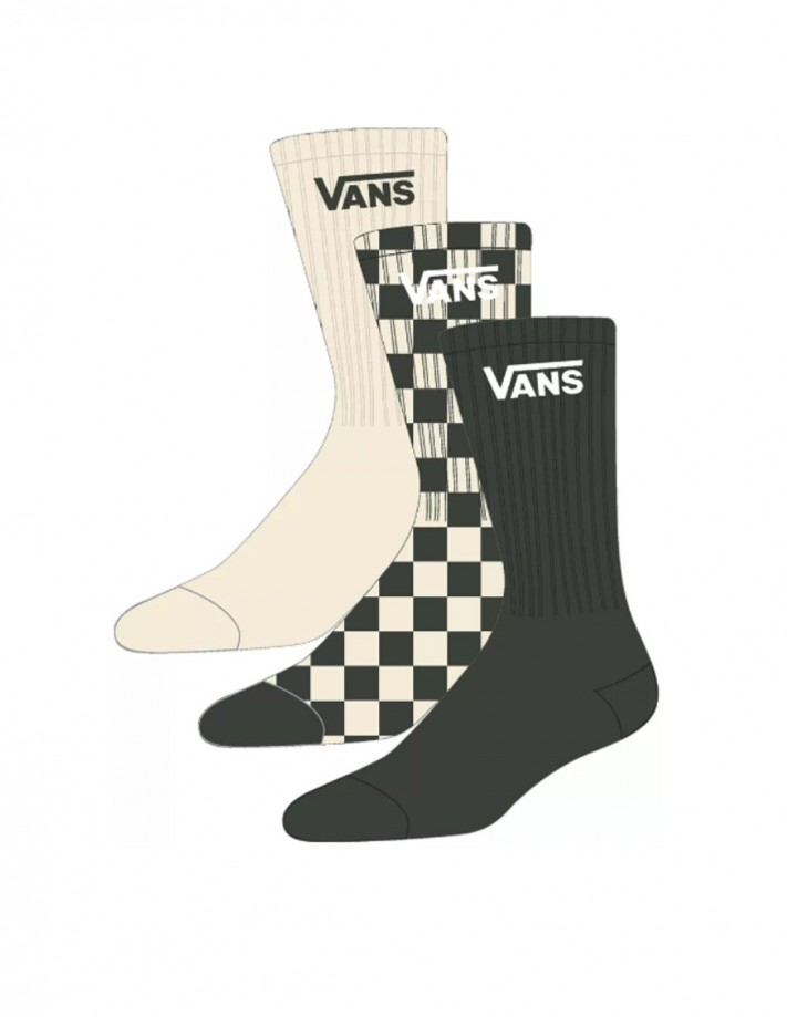 VANS Classic Crew - Deep Forest - Socken 3er Pack