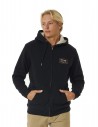 RIP CURL Marking Lined - Black - Sherpa Kapuzenpullover