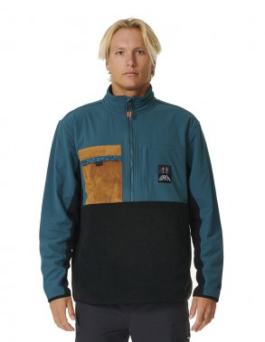 RIP CURL Anti Series Journey - Blue Green - Sweatshirt mit Rundhalsausschnitt
