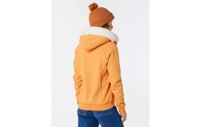 RIP CURL Velouchi - Orange - Fleece Zipper Hoodie