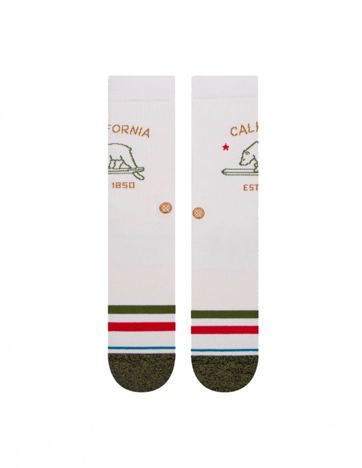 STANCE California Republic 2 - Off White - Socken von skate