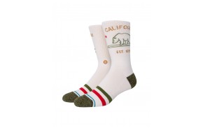 STANCE California Republic 2 - Off White - Chaussettes