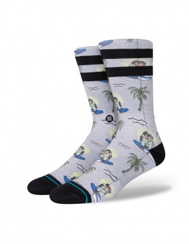 STANCE Surfing Monkey - Grey - Chaussettes