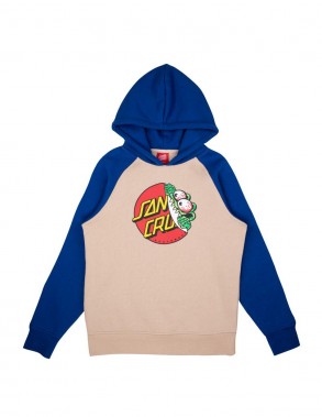 SANTA CRUZ Youth Beware Dot Front - Cobalt/Oat - Kapuzenpullover Kinder