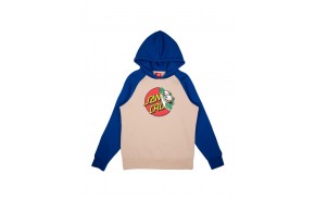 SANTA CRUZ Youth Beware Dot Front - Cobalt/Oat - Kapuzenpullover Kinder