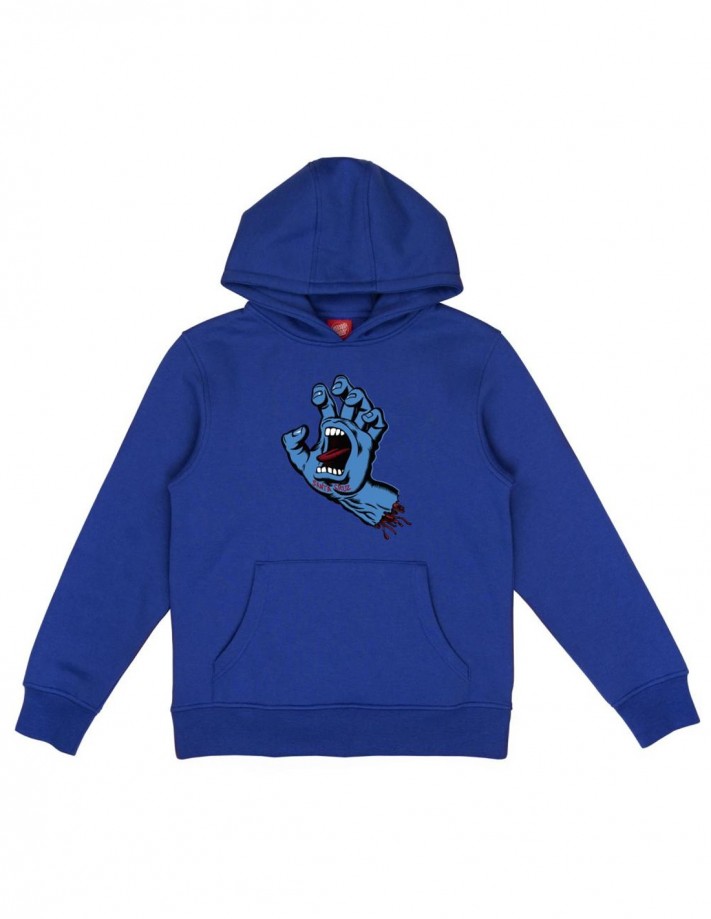 SANTA CRUZ Youth Screaming Hand - Cobalt - Kapuzenpullover Kinder