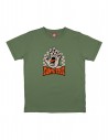 SANTA CRUZ Youth Check Gateway Hand Front - Salvia - T-shirt per bambini