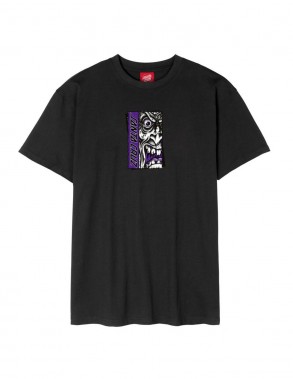 SANTA CRUZ Roskopp Rigid Face - Black - T-Shirt