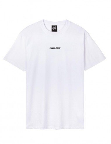 SANTA CRUZ Screaming Flash Center - Weiß - T-Shirt