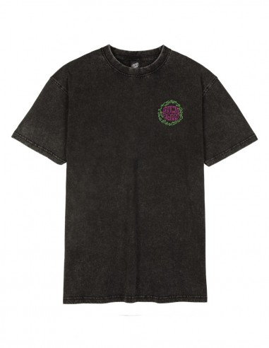 SANTA CRUZ All-Nighter - Black Acid Wash - T-shirt
