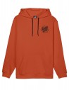 SANTA CRUZ Erode Dot Mono - Terracotta - Felpa con cappuccio