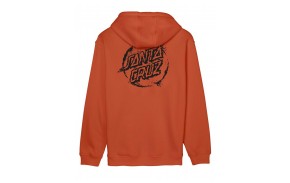 SANTA CRUZ Erode Dot Mono - Terracotta - Hoodie