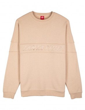 SANTA CRUZ Tonal Strip Panel - Oat - Sweat Crew