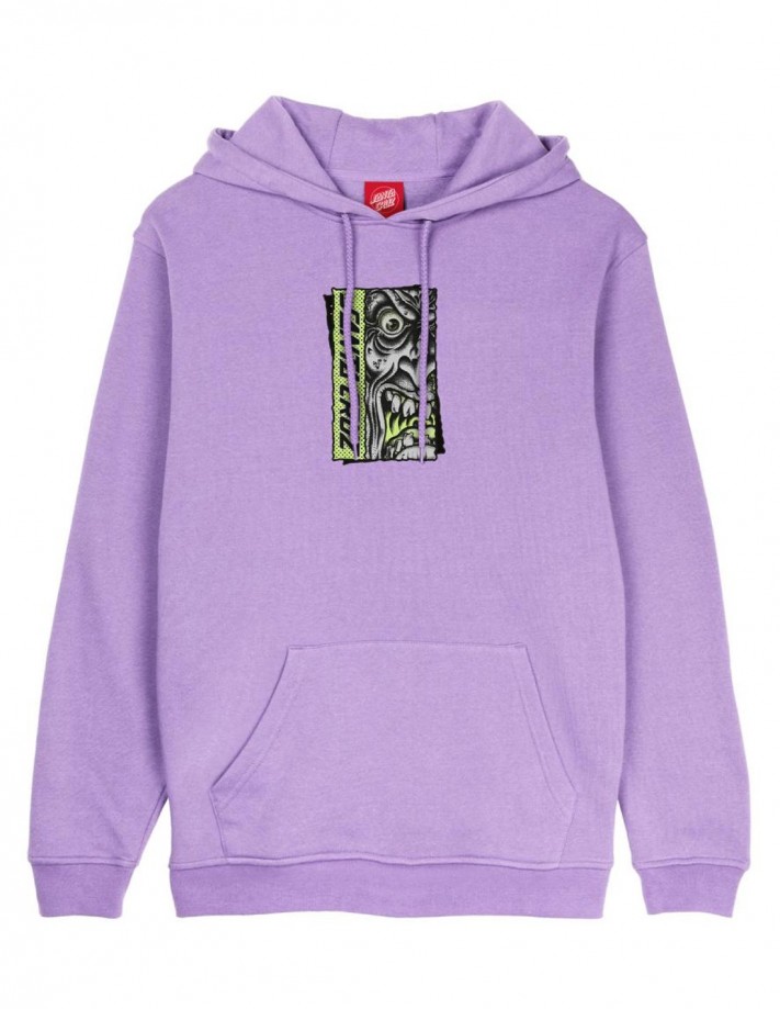 SANTA CRUZ Roskopp Rigid Face Front - Digital Lavender - Hoodie