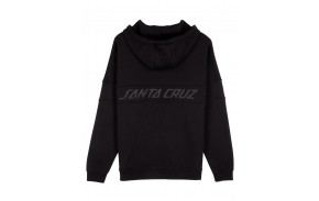 SANTA CRUZ Tonal Strip Panel Zip - Black - Zip hoodie