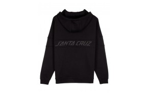 SANTA CRUZ Tonal Strip Panel Zip - Black - Kapuzenpullover mit Reißverschluss