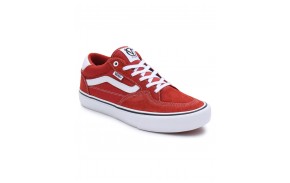 VANS Rowan - Red/White - Schuhe von skate