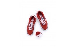 VANS Rowan - Red/White - Chaussures de skateboard