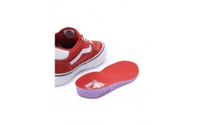 VANS Rowan - Red/White - Schuhe von skate Shoes