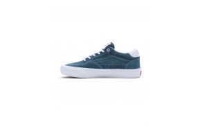 VANS Rowan - Leather Blue - Schuhe von skate Mann