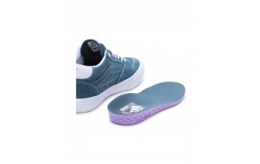 VANS Rowan - Leather Blue - Schuhe von skate mixed