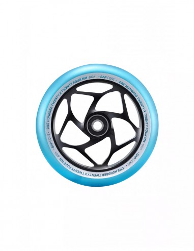 BLUNT Gap Core 120 mm - Noir/Turquoise - Roue de Trotinnette Freestyle