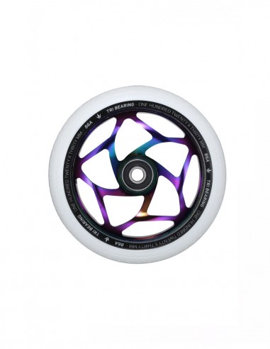 BLUNT Tri Bearing 120 mm - Oil Slick/Weiß - Freestyle Scooter Wheel