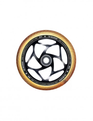 BLUNT Tri Bearing 120 mm - Black/Gold - Freestyle Trotinnette Wheel
