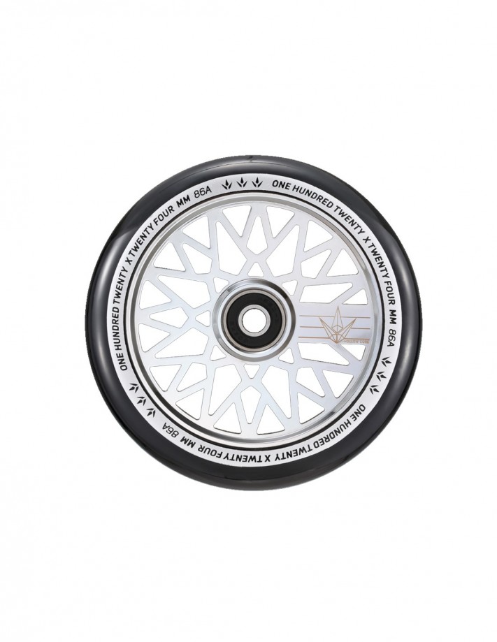 BLUNT Diamond HollowCore 120 mm - Chrome/Noir - Roue de Trotinnette Freestyle