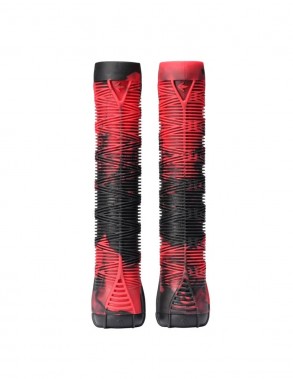 BLUNT Hand Grips V2 - Rouge/Noir - Poignées pour trottinette freestyle