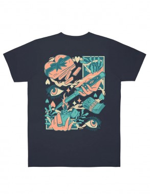 JACKER Soulmate - Navy - T-shirt