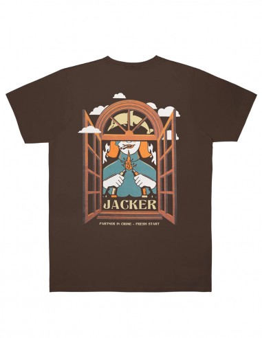 JACKER Fresh Start - Braun - T-Shirt
