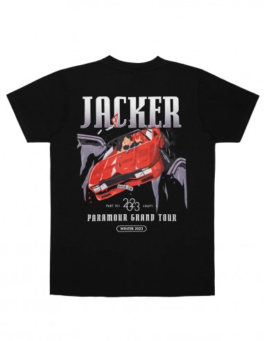JACKER Grand Tour - Black - T-shirt