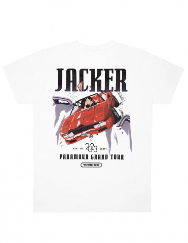 JACKER Grand Tour - White - T-shirt