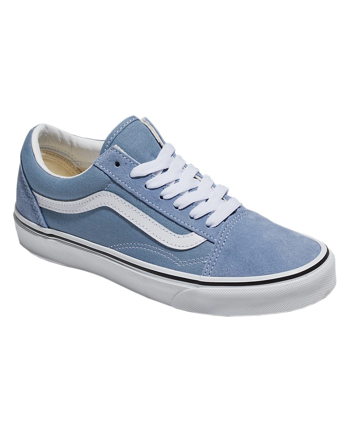 VANS Old Skool Color Theory Stoffig Blauw Leren Schoenen skate