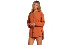 BILLABONG Swell Blouse - Orange - Shirt