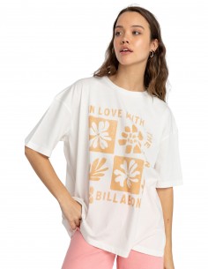 BILLABONG In Love With The Sun - White - T-shirt