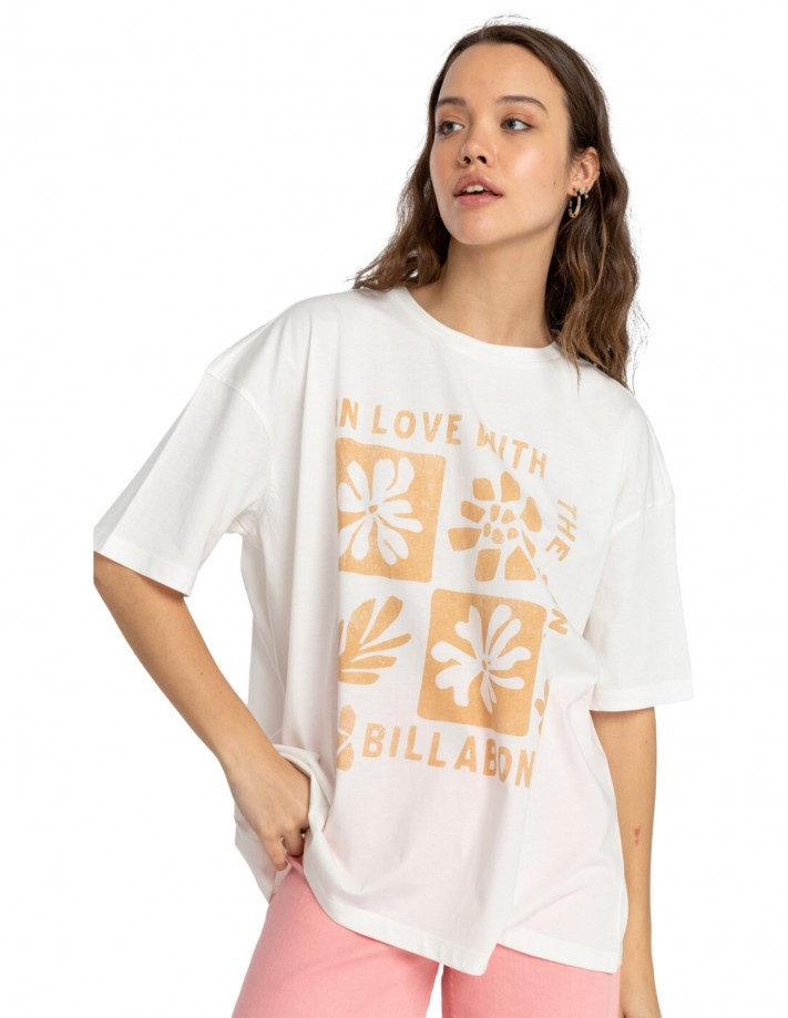 BILLABONG In Love With The Sun - Weiß - T-Shirt