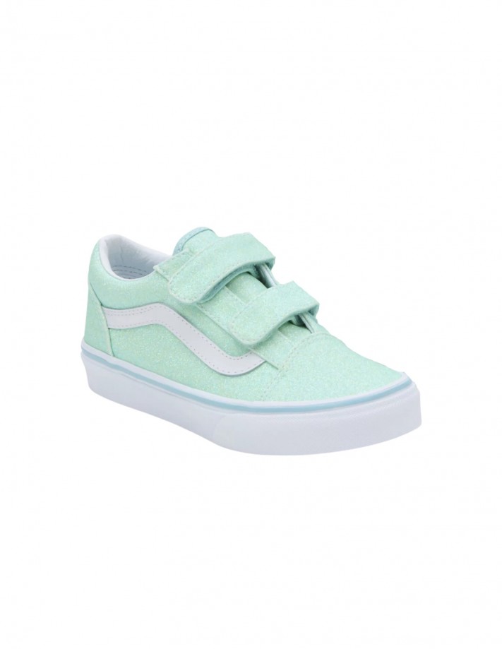 VANS Old Skool Glitter Pastel Blue Children s shoes