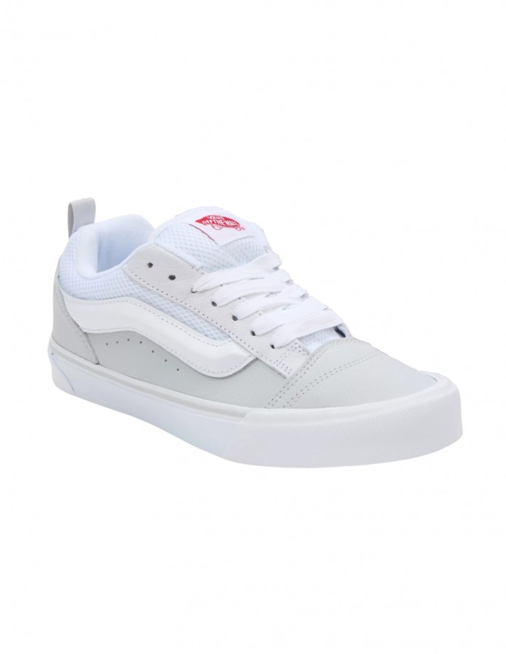 Vans Knu Skool Leder - White - Schuhe von skate